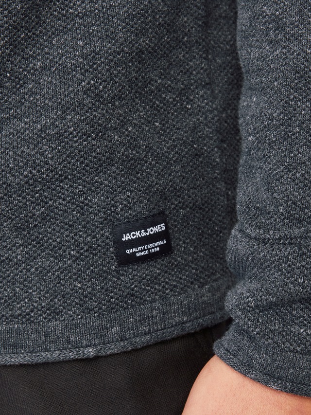 Jack & Jones Rundhalspullover »JJEHILL KNIT CREW NECK NOOS« Baumwolle, regular fit
