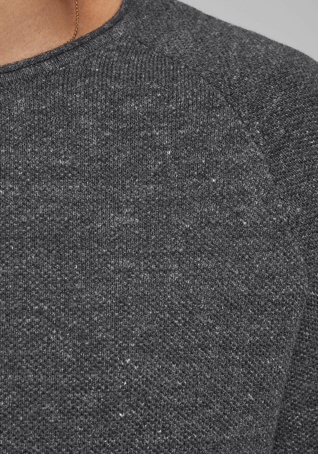 Jack & Jones Rundhalspullover »JJEHILL KNIT CREW NECK NOOS« Baumwolle, regular fit