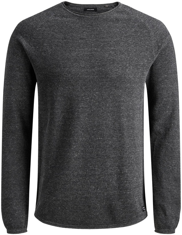Jack & Jones Rundhalspullover »JJEHILL KNIT CREW NECK NOOS« Baumwolle, regular fit