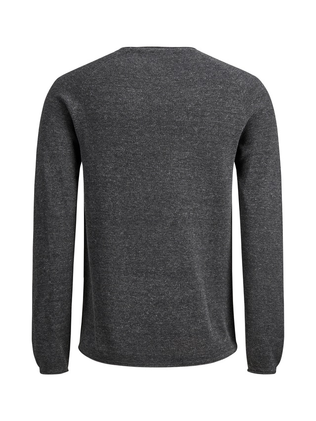 Jack & Jones Rundhalspullover »JJEHILL KNIT CREW NECK NOOS« Baumwolle, regular fit