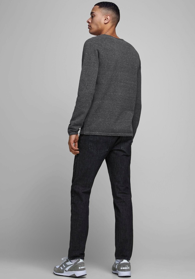 Jack & Jones Rundhalspullover »JJEHILL KNIT CREW NECK NOOS« Baumwolle, regular fit