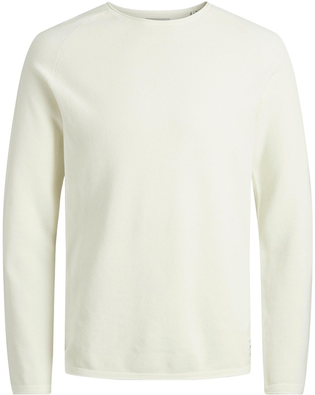 Jack & Jones Rundhalspullover »JJEHILL KNIT CREW NECK NOOS« Baumwolle, regular fit