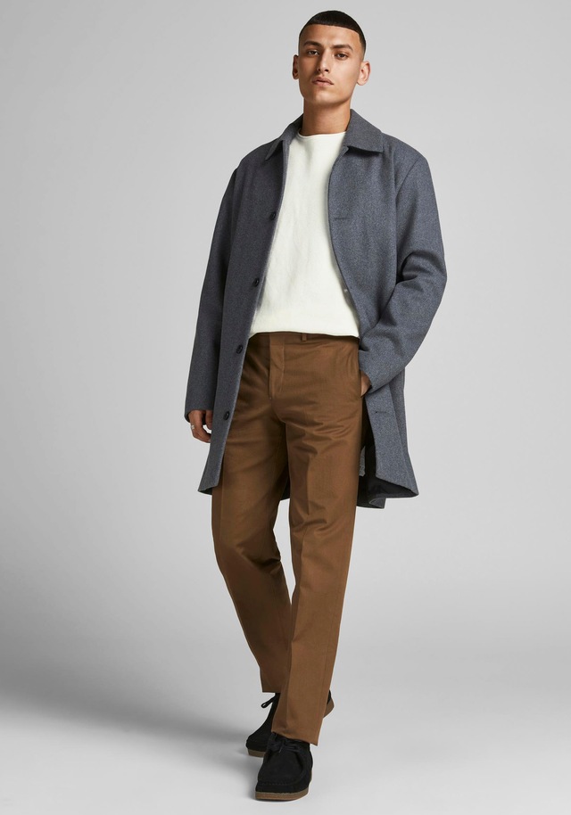 Jack & Jones Rundhalspullover »JJEHILL KNIT CREW NECK NOOS« Baumwolle, regular fit