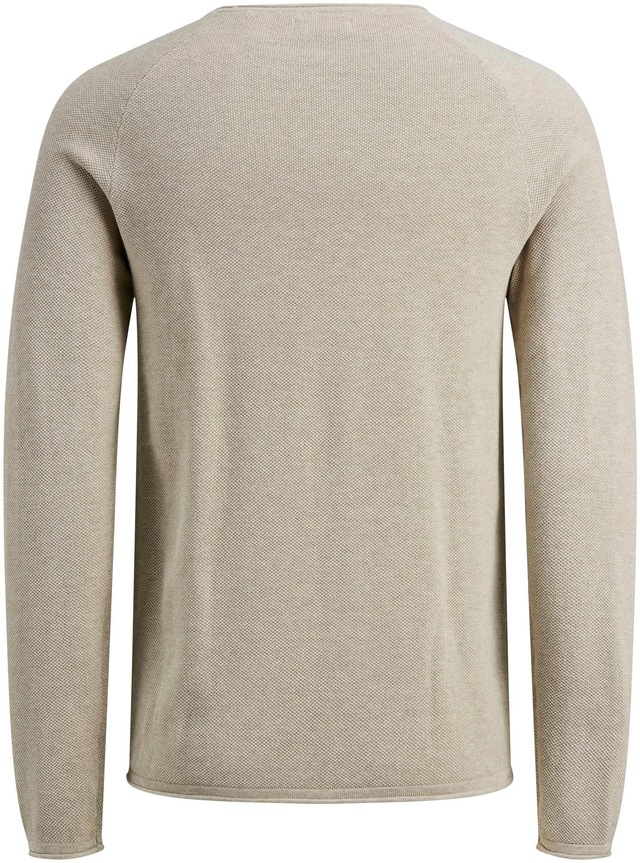Jack & Jones Rundhalspullover »JJEHILL KNIT CREW NECK NOOS« Baumwolle, regular fit