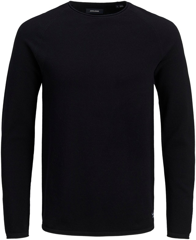 Jack & Jones Rundhalspullover »JJEHILL KNIT CREW NECK NOOS« Baumwolle, regular fit