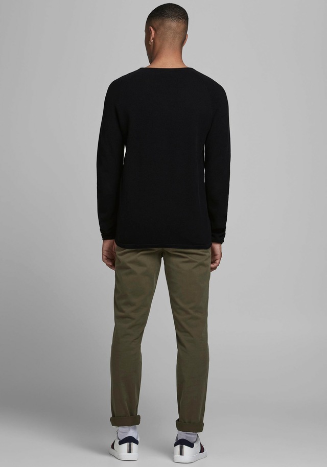 Jack & Jones Rundhalspullover »JJEHILL KNIT CREW NECK NOOS« Baumwolle, regular fit