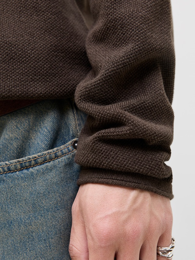 Jack & Jones Rundhalspullover »JJEHILL KNIT CREW NECK NOOS« Baumwolle, regular fit