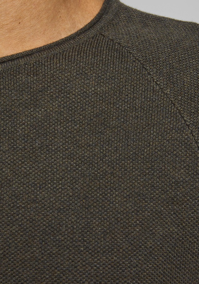 Jack & Jones Rundhalspullover »JJEHILL KNIT CREW NECK NOOS« Baumwolle, regular fit