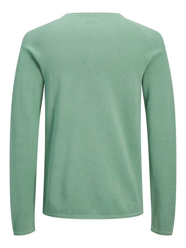 Jack & Jones Rundhalspullover »JJEHILL KNIT CREW NECK NOOS« Baumwolle, regular fit