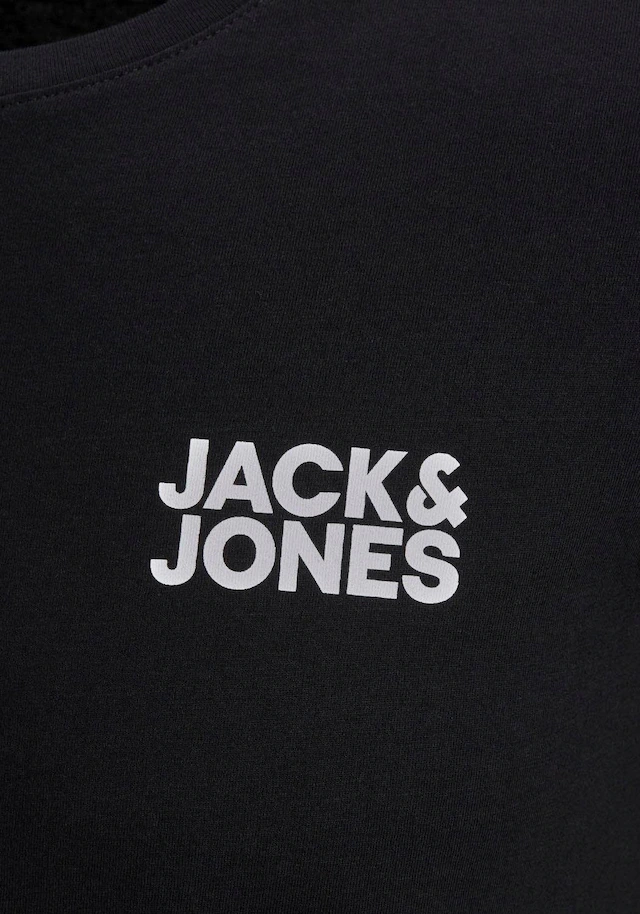 Jack & Jones T-Shirt »JJECORP Herren-Tee mit figurbetonter Silhouette« bedruckt, modisch, schmal, Baumwolle, Rundhals