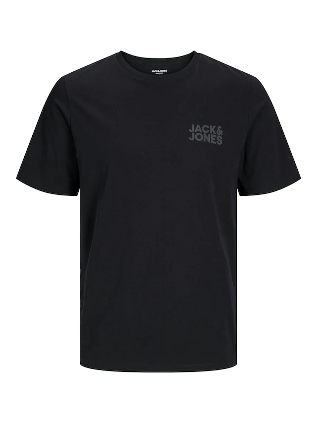Jack & Jones T-Shirt »JJECORP Herren-Tee mit figurbetonter Silhouette« bedruckt, modisch, schmal, Baumwolle, Rundhals