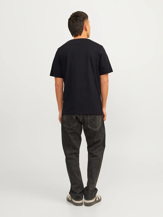 Jack & Jones T-Shirt »JJECORP Herren-Tee mit figurbetonter Silhouette« bedruckt, modisch, schmal, Baumwolle, Rundhals
