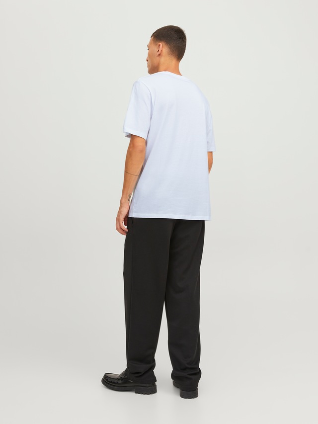 Jack & Jones T-Shirt »JJECORP Herren-Tee mit figurbetonter Silhouette« bedruckt, modisch, schmal, Baumwolle, Rundhals