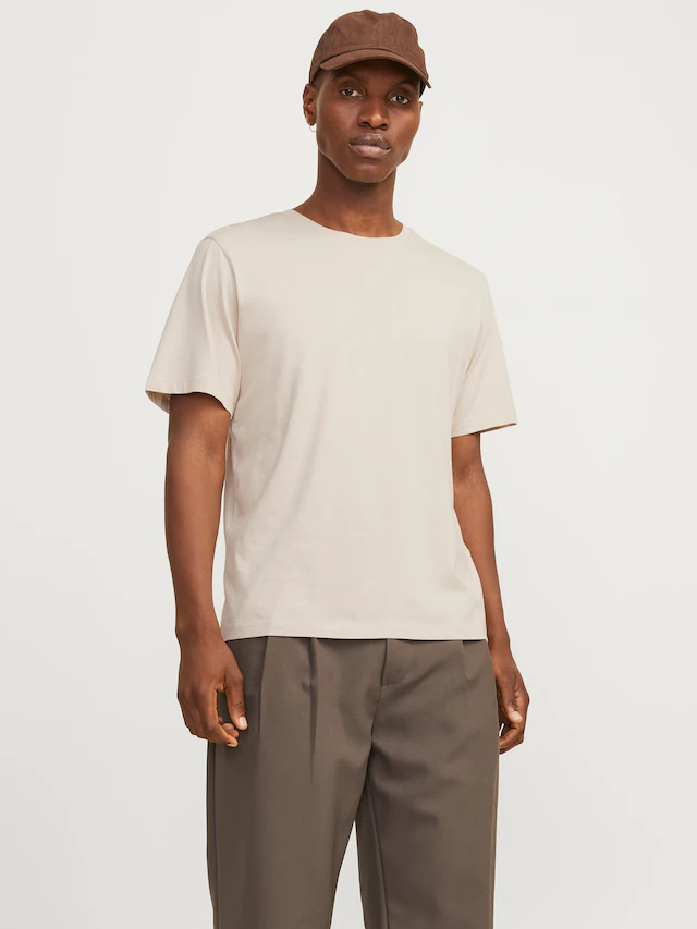 Jack & Jones T-Shirt »JJECORP Herren-Tee mit figurbetonter Silhouette« bedruckt, modisch, schmal, Baumwolle, Rundhals