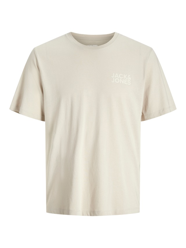 Jack & Jones T-Shirt »JJECORP Herren-Tee mit figurbetonter Silhouette« bedruckt, modisch, schmal, Baumwolle, Rundhals