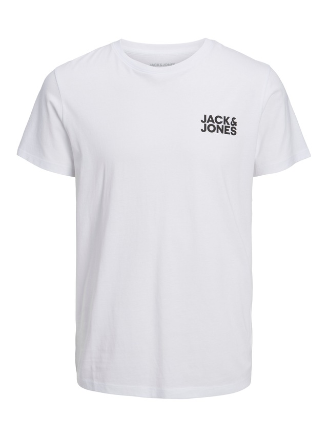 Jack & Jones T-Shirt »JJECORP Herren-Tee mit figurbetonter Silhouette« bedruckt, modisch, schmal, Baumwolle, Rundhals
