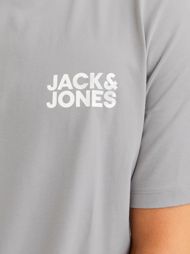 Jack & Jones T-Shirt »JJECORP Herren-Tee mit figurbetonter Silhouette« bedruckt, modisch, schmal, Baumwolle, Rundhals