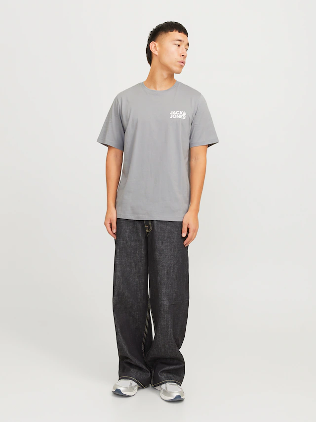 Jack & Jones T-Shirt »JJECORP Herren-Tee mit figurbetonter Silhouette« bedruckt, modisch, schmal, Baumwolle, Rundhals