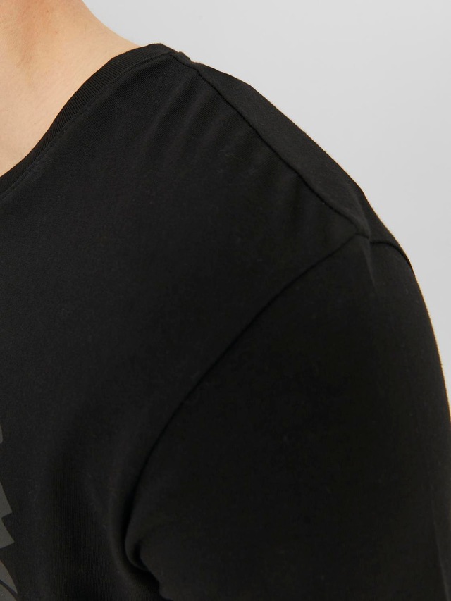 Jack & Jones T-Shirt »JJECORP Herren-Tee mit figurbetonter Silhouette« bedruckt, modisch, schmal, Baumwolle, Rundhals