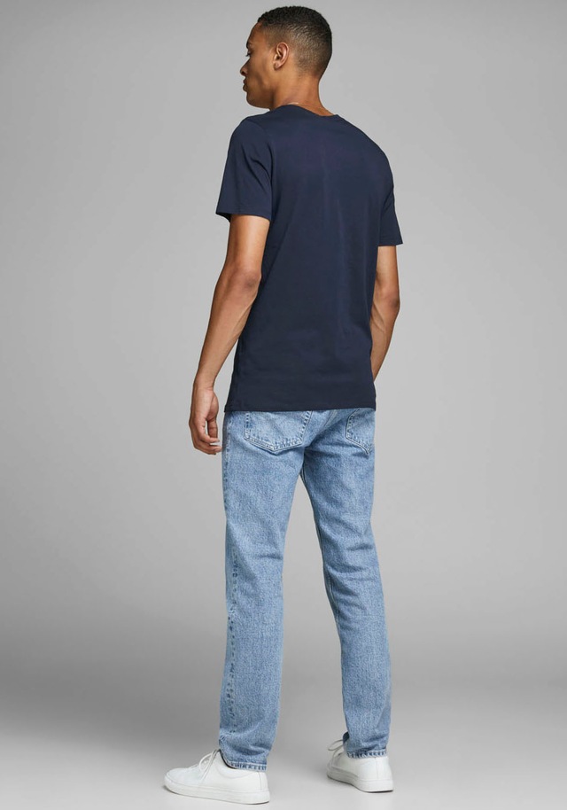 Jack & Jones T-Shirt »JJECORP Herren-Tee mit figurbetonter Silhouette« bedruckt, modisch, schmal, Baumwolle, Rundhals