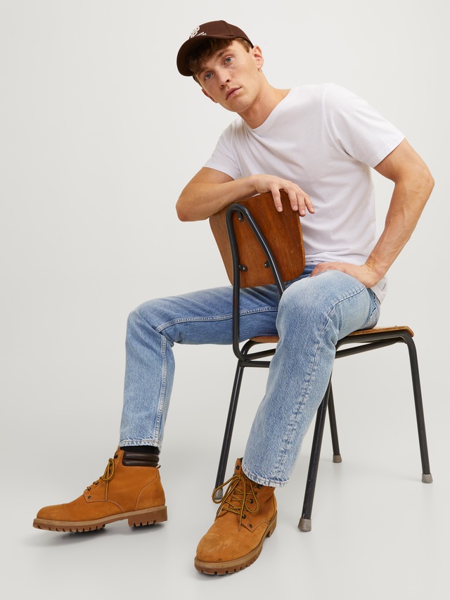 Jack & Jones Loose-fit-Jeans »JJICHRIS JJORIGINAL SBD 921 SN« Baumwolle, loose fit