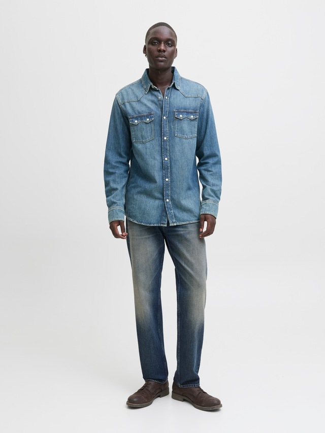 Jack & Jones Loose-fit-Jeans »JJICHRIS JJORIGINAL SBD 921 SN« Baumwolle, loose fit