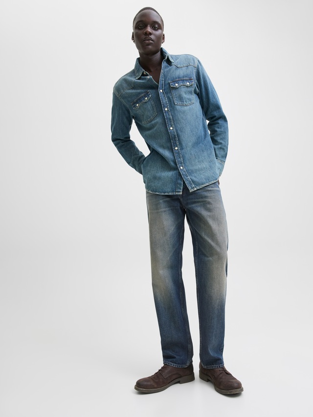 Jack & Jones Loose-fit-Jeans »JJICHRIS JJORIGINAL SBD 921 SN« Baumwolle, loose fit