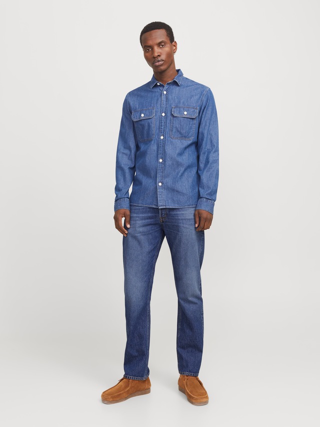 Jack & Jones Loose-fit-Jeans »JJICHRIS JJORIGINAL SBD 921 SN« Baumwolle, loose fit