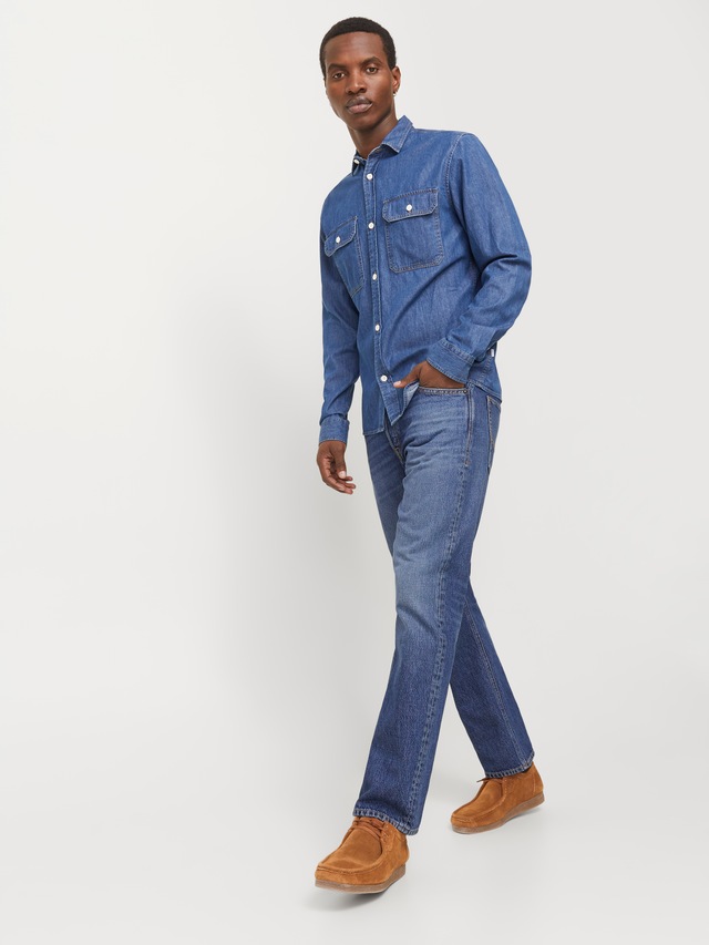 Jack & Jones Loose-fit-Jeans »JJICHRIS JJORIGINAL SBD 921 SN« Baumwolle, loose fit
