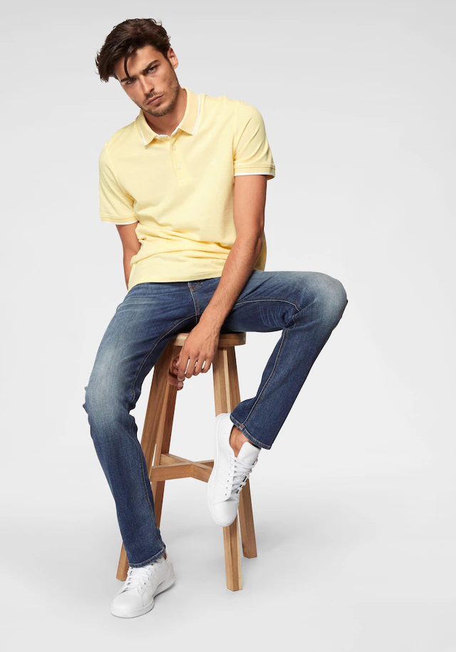 Jack & Jones Slim-fit-Jeans »JJITIM mit Waschung und praktischen Taschen« Abriebeffekte, modisch, slim fit, Denim