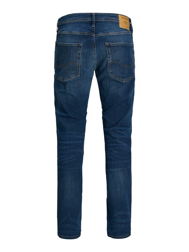 Jack & Jones Slim-fit-Jeans »JJITIM mit Waschung und praktischen Taschen« Abriebeffekte, modisch, slim fit, Denim