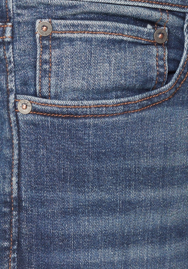 Jack & Jones Slim-fit-Jeans »JJITIM mit Waschung und praktischen Taschen« Abriebeffekte, modisch, slim fit, Denim