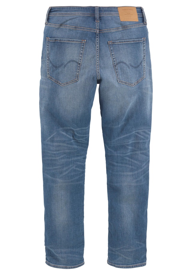 Jack & Jones Slim-fit-Jeans »JJITIM mit Waschung und praktischen Taschen« Abriebeffekte, modisch, slim fit, Denim