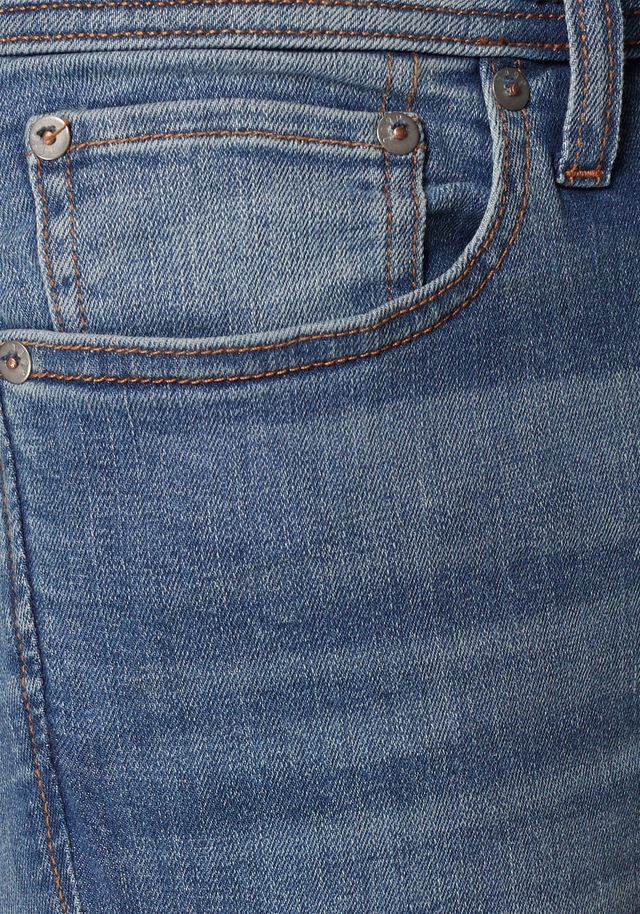 Jack & Jones Slim-fit-Jeans »JJITIM mit Waschung und praktischen Taschen« Abriebeffekte, modisch, slim fit, Denim