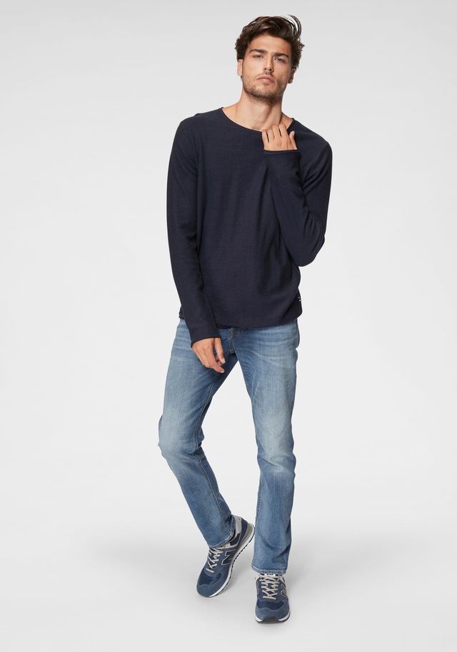 Jack & Jones Slim-fit-Jeans »JJITIM mit Waschung und praktischen Taschen« Abriebeffekte, modisch, slim fit, Denim