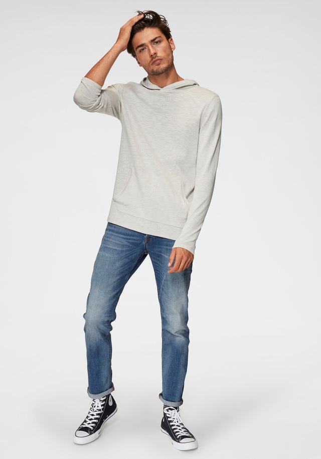 Jack & Jones Slim-fit-Jeans »JJITIM mit Waschung und praktischen Taschen« Abriebeffekte, modisch, slim fit, Denim