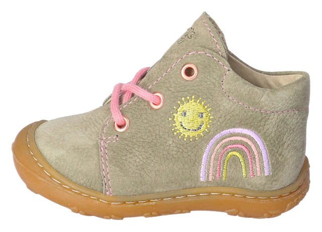 PEPINO by RICOSTA Lauflernschuh »MECKI« , Schnürschuh mit Lederinnenausstattung, Größenschablone zum Download