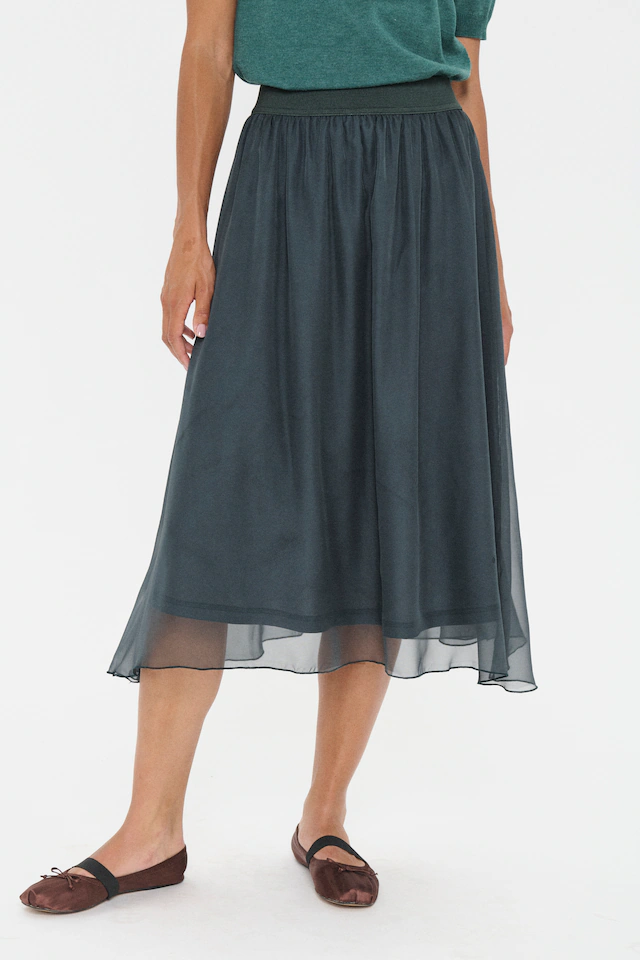 Saint Tropez Midirock »CoralSZ Skirt« aus Chiffon