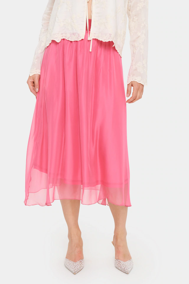 Saint Tropez Midirock »CoralSZ Skirt« aus Chiffon
