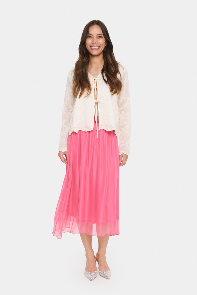 Saint Tropez Midirock »CoralSZ Skirt« aus Chiffon