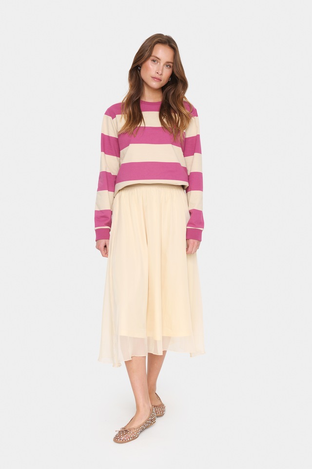 Saint Tropez Midirock »CoralSZ Skirt« aus Chiffon