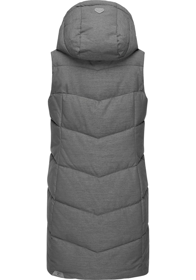 Ragwear Steppweste »Pavla Vest« stylische Winterweste mit Teddyfutter und Kapuze