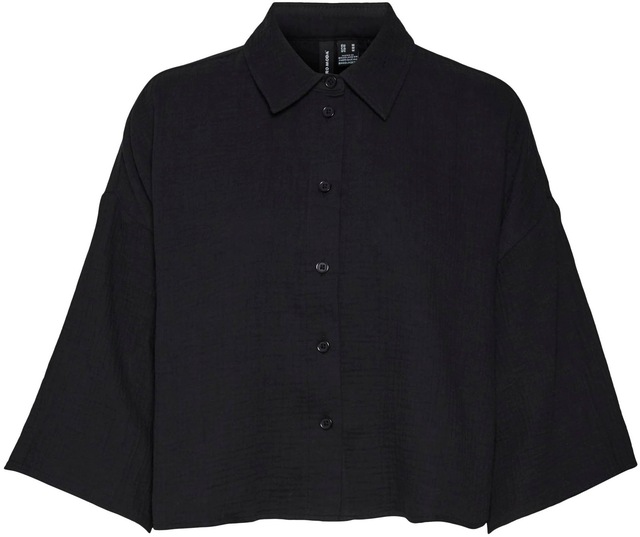 Vero Moda Hemdbluse »VMNATALI CROP SHIRT WVN NOOS« Baumwolle, loose fit