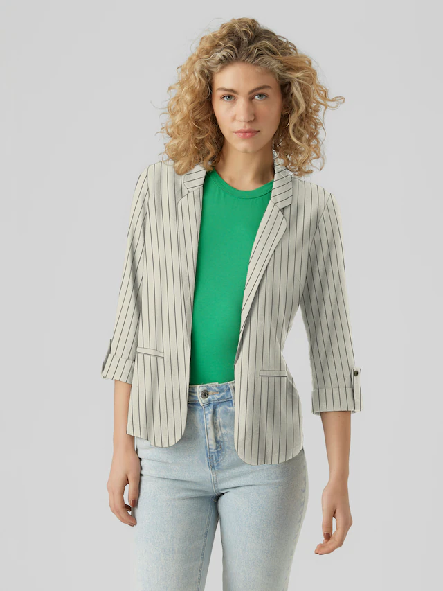 Vero Moda »VMJESMILO 3/4 LOOSE BLAZER WVN NOOS« mit Leinen