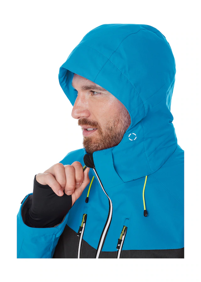 Killtec Skijacke »KSW 45 MN SKI JCKT« Trendige, wasserdichte Skijacke mit abnehmbarer Kapuze und Schneefang