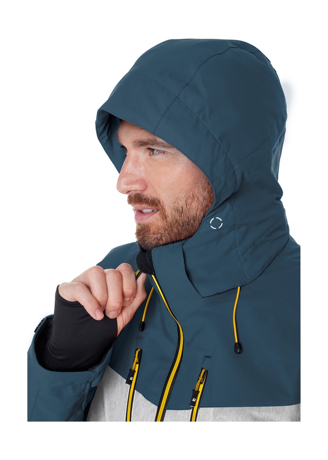 Killtec Skijacke »KSW 45 MN SKI JCKT« Trendige, wasserdichte Skijacke mit abnehmbarer Kapuze und Schneefang