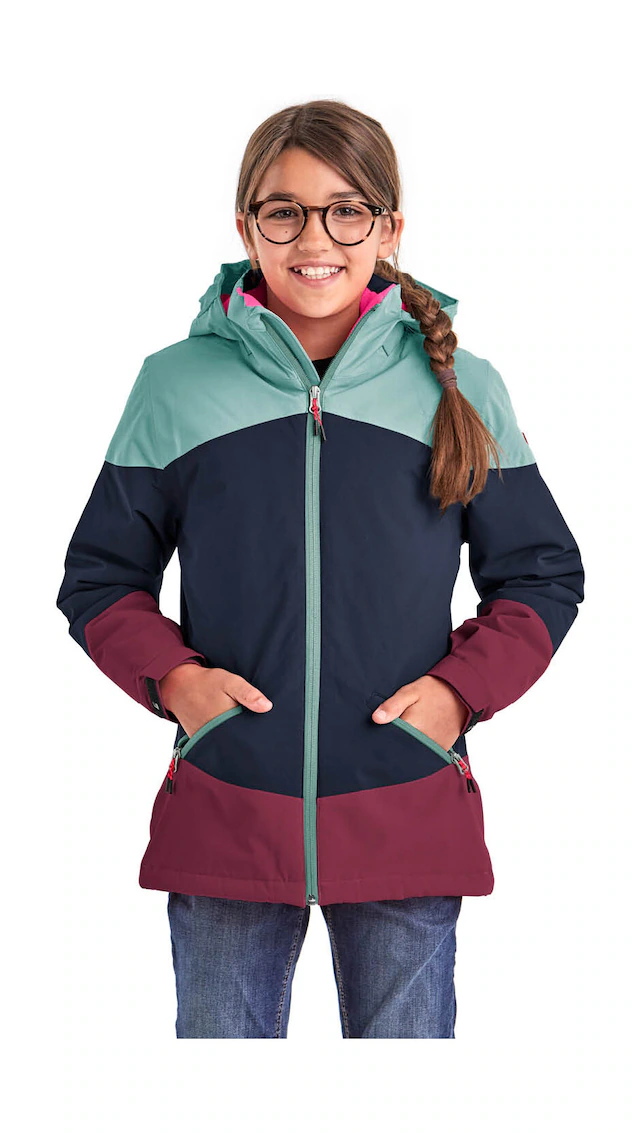 Killtec Outdoorjacke »KOW 195 GRLS JCKT« Wasserdichte Winterjacke mit Colourblock, verstellbaren Details