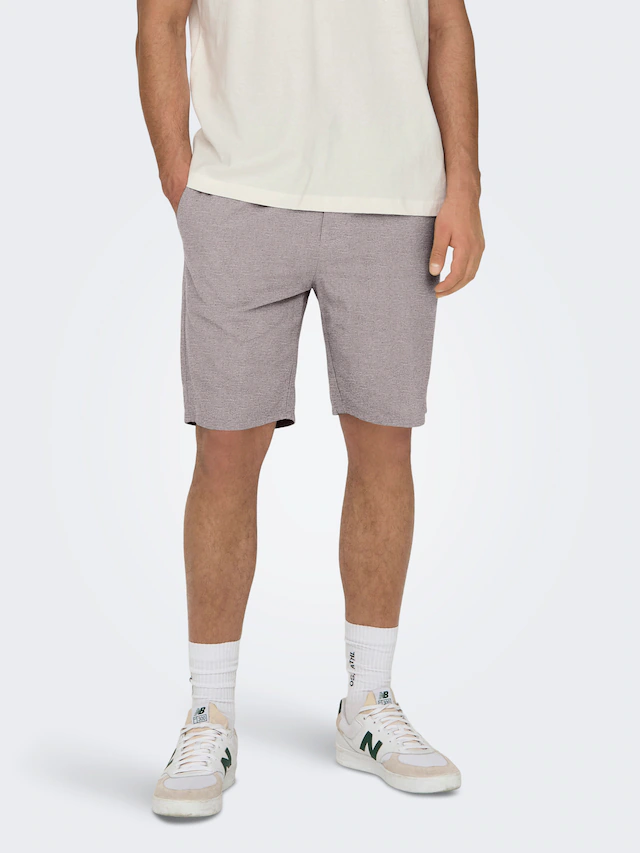 ONLY & SONS Shorts »ONSLINUS 0007 COT LIN SHORTS NOOS« Baumwolle mit Leinen, normal geschnitten