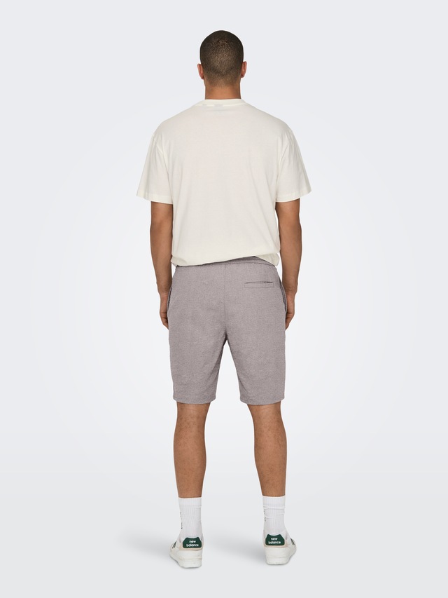 ONLY & SONS Shorts »ONSLINUS 0007 COT LIN SHORTS NOOS« Baumwolle mit Leinen, normal geschnitten