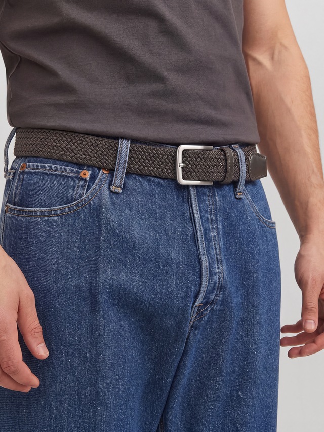 Jack & Jones Stretchgürtel »JACSPRING WOVEN BELT NOOS« Materialmix, verschiedene Längen